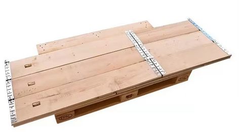 Collapsible Wooden Pallet Collars with 4 Hinges