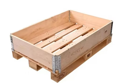 Collapsible Wooden Pallet Collars with 4 Hinges