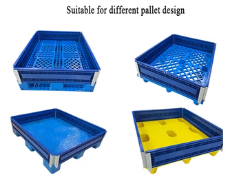 1200x800mm Hygienic Plastic Pallet Collars