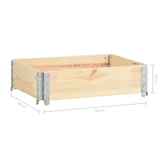 Custom Plywood Collapsible Wooden 4-Hinges Pallet Collars