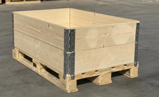 Collapsible Wooden Pallet Collars with 4 Hinges
